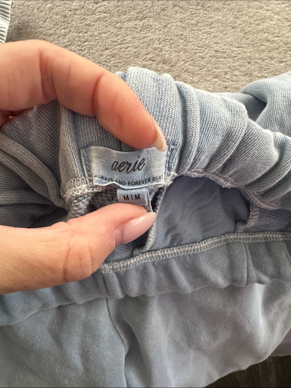 aerie Light Blue Women's Two-Piece sweat Set - Picture 4 of 5